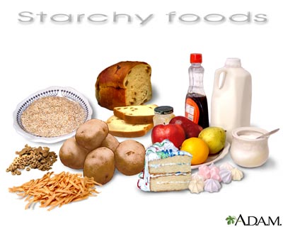 Starchy foods
